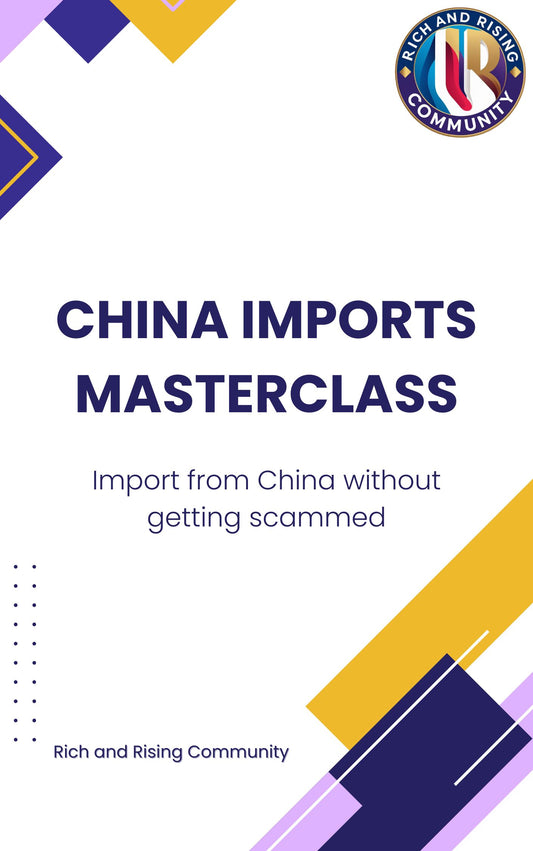China Imports Masterclass: Import Cheaply from China WITHOUT Getting Scammed